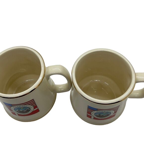 Julemand Event Coffee Mug Set of 2 Thule Air Base, Greenland 1989-1990 Vintage - Picture 5 of 10